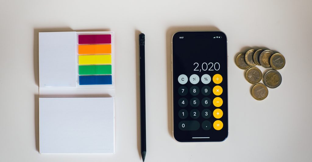 criptovaluta calcolatrice foglio di carta monete calcolo