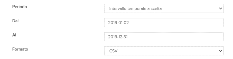 come scaricare il report - esempio interactive brokers